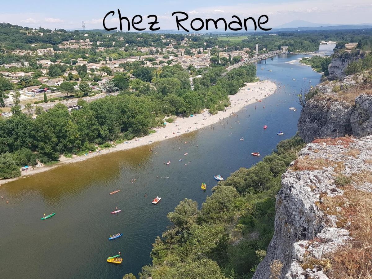 Bienvenue Chez Romane Aigueze Ngoại thất bức ảnh